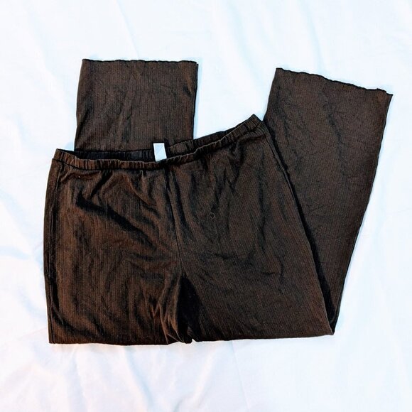 Abound Pants - Nordstrom Abound Ribbed Brown Wide Leg Lounge Pants Size 1X